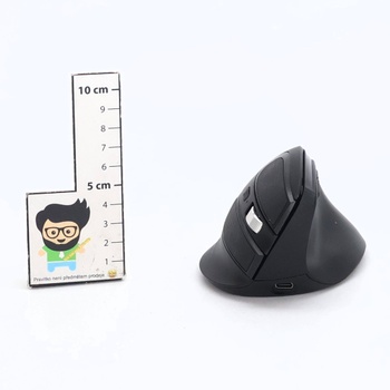 Ergonomická Bluetooth myš TECKNET, 2,4G dobíjacia bezdrôtová vertikálna myš s rozlíšením 4800 DPI,