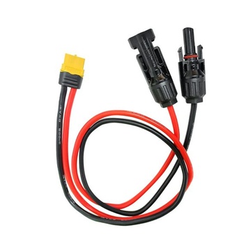 Nabíjecí kabel pro solární panely 0,6 m/3 m, adaptér ze solární zástrčky na zástrčku XT60, pro EF