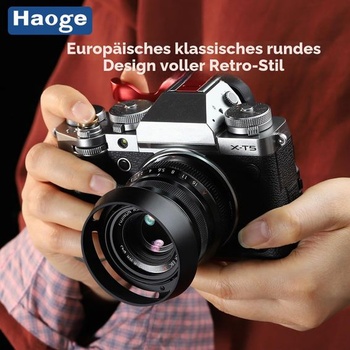 Okrúhla kovová slnečná clona Haoge LH-FJ35 s bajonetom pre objektívy Fujifilm Fujinon XF 35mm f/2 R