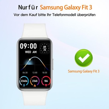 Ochranné tvrdené sklo VideoSecu pre Samsung Galaxy Fit 3, balenie 4 kusov, HD číre, ultratenké,