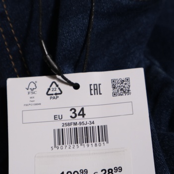 Dámské džíny Mohito modré vel. 34 EU