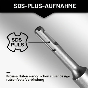 Jadrový vrták SALI 40 mm SDS Plus, závit M22, stopka SDS Plus 110 mm, súprava vrtákov do muriva s