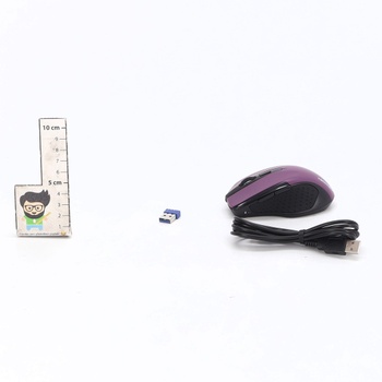 TECKNET Bluetooth myš, dobíjacia bezdrôtová myš (tri režimy: BT 5.0/3.0 + 2.4G), 4800 DPI,