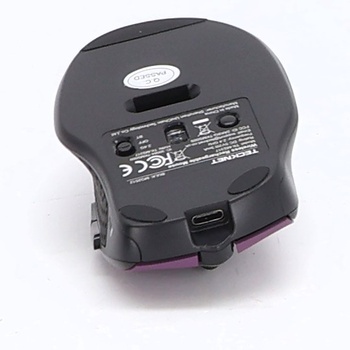 TECKNET Bluetooth myš, dobíjacia bezdrôtová myš (tri režimy: BT 5.0/3.0 + 2.4G), 4800 DPI,