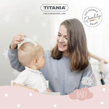Sada pro miminka TITANIA (2 ks) • Dětský hřeben a kartáč • Sada pro péči o dětské vlasy • Sada pro
