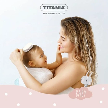 Sada pro miminka TITANIA (2 ks) • Dětský hřeben a kartáč • Sada pro péči o dětské vlasy • Sada pro
