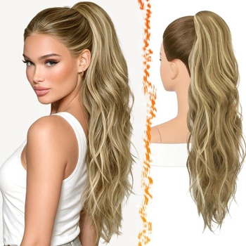 BARSDAR 63cm syntetická sponka na vlasy zlatisto blond…