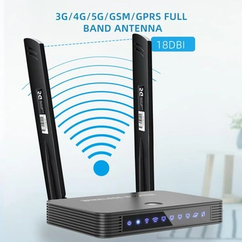 Anténa 5G LTE s 18dBi zosilňovačom signálu, všesmerová WLAN anténa