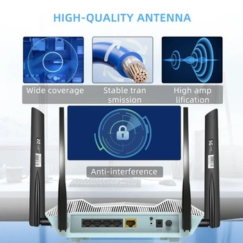 Anténa 5G LTE s 18dBi zosilňovačom signálu, všesmerová WLAN anténa
