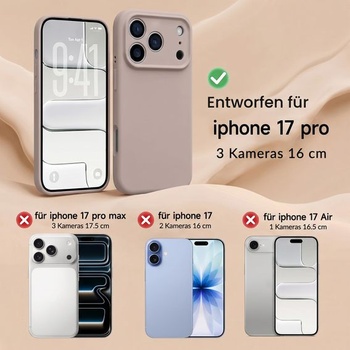 Silikónový kryt KEPEAK pre iPhone 17/18 Pro, sivý