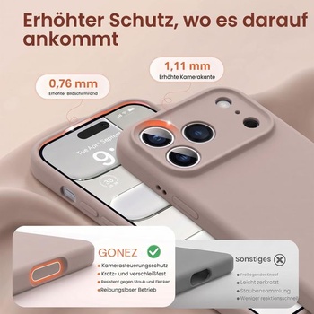 Silikónový kryt KEPEAK pre iPhone 17/18 Pro, sivý