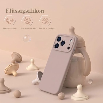 Silikónový kryt KEPEAK pre iPhone 17/18 Pro, sivý