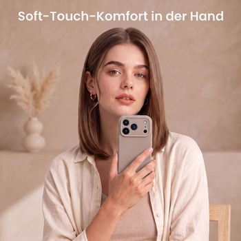 Silikónový kryt KEPEAK pre iPhone 17/18 Pro, sivý