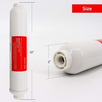 25cm alkalický filtr, pH+, s mineralizovanými kuličkami a kalcitem, pro filtraci vody a systémy