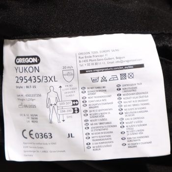 Ochranné nohavice Oregon 295397, veľ. XXXL