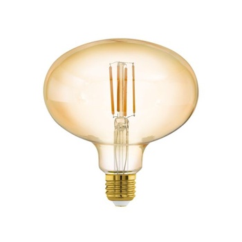 EGLO LED E27 stmievateľná, jantárová žiarovka Vintage, STREDNÁ VEĽKOSŤ Ø 14 cm, jantárová, R140