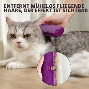 Kefa na mačky pre krátku srsť a podsadu, fialová