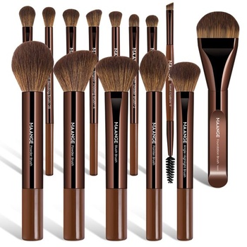 Sada štětců na make-up MAANGE, 14dílná, štětec Kabuki na…