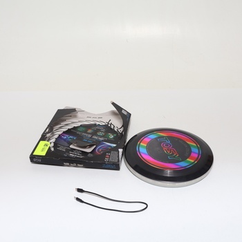 Létající disk TOSY – 16 milionů barev RGB, jasné, chytré režimy, automatické osvětlení, dobíjecí,