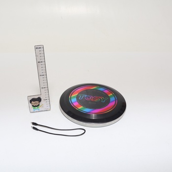Létající disk TOSY – 16 milionů barev RGB, jasné, chytré režimy, automatické osvětlení, dobíjecí,