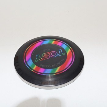 Létající disk TOSY – 16 milionů barev RGB, jasné, chytré režimy, automatické osvětlení, dobíjecí,