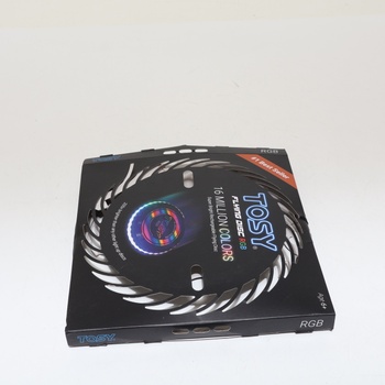 Létající disk TOSY – 16 milionů barev RGB, jasné, chytré režimy, automatické osvětlení, dobíjecí,