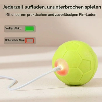 Interaktívna lopta pre psov ALL FOR PAWS, automaticky sa pohybujúca lopta s farebnými LED svetlami,
