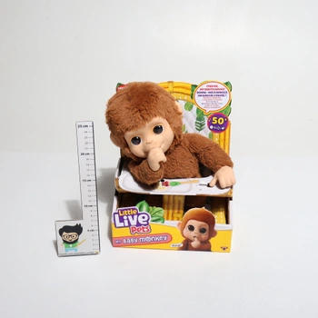 Plyšová opica Little Live pets 26558