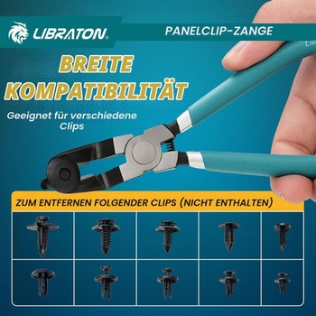 Kliešte LIBRATON na sponky do panelov, kliešte na obloženie dverí, nástroj na obloženie automobilu