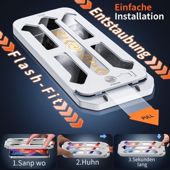 Tentoki 2dílné tvrzené ochranné sklo pro iPhone 15 Pro Max, průhledné