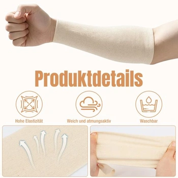 Elastický tubulárny obväz 10,5 cm x 5 m, tubulárny obväz vo farbe kože vrátane nožníc, kompresný obväz