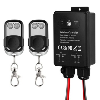Vodeodolný diaľkový ovládač DC12V/24V/48V/72V bezdrôtový…