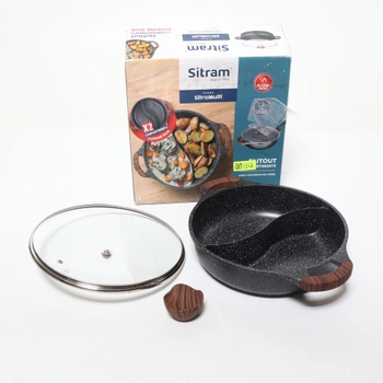 Hrniec Sitram zapekací Ø 28 cm vzhľad kameňa