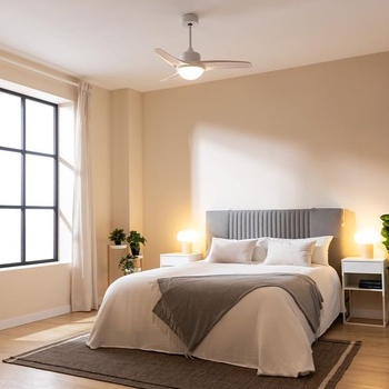 Stropný ventilátor Cecotec EnergySilence Aero 470. 55 W, diaľkové ovládanie, priemer 106 cm, 3