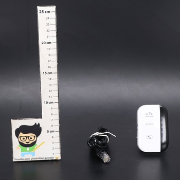 Wi-Fi opakovač, 300 Mbps, 2,4 GHz, Wi-Fi extender a zosilňovač signálu, WPS, Plug and Play, Ethernet