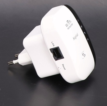 Wi-Fi opakovač, 300 Mbps, 2,4 GHz, Wi-Fi extender a zesilovač signálu, WPS, Plug and Play, Ethernet
