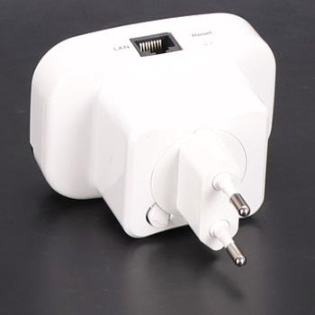 Wi-Fi opakovač, 300 Mbps, 2,4 GHz, Wi-Fi extender a zesilovač signálu, WPS, Plug and Play, Ethernet