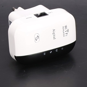 Wi-Fi opakovač, 300 Mbps, 2,4 GHz, Wi-Fi extender a zesilovač signálu, WPS, Plug and Play, Ethernet