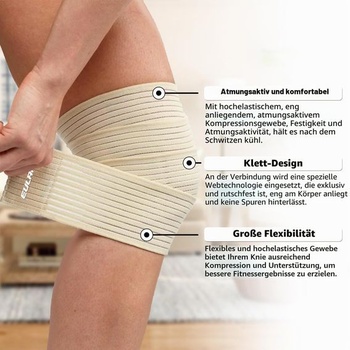 Kompresný elastický obväz EULANT 90 cm, elastický obväz/obväz na lakeť/elastický kompresný obväz na