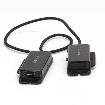 Čierny bluetooth intercom Sena
