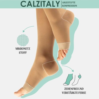 Kompresné pančuchy CalzItaly 1/2 S/M 2ks