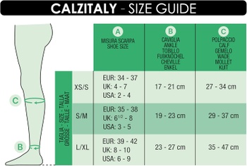 Kompresní punčochy CalzItaly 1/2 S/M 2ks