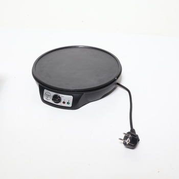 Bestron Crepes Maker v retro dizajne, na palacinky s priemerom 30 cm, vrátane šľahača cesta a