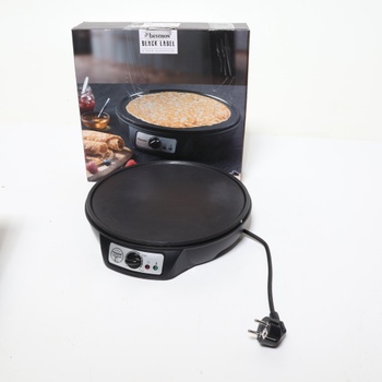 Bestron Crepes Maker v retro dizajne, na palacinky s priemerom 30 cm, vrátane šľahača cesta a