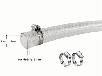 PVC hadica s textilnou výstuhou 25 mm - Hadica na stlačený vzduch 1 palec Priehľadná flexibilná