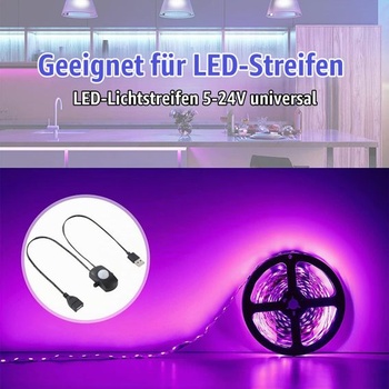 Greluma 1 kus DC 5-24V 2A mini PIR senzor pohybu, detektor přítomnosti pro DIY LED osvětlení, PIR