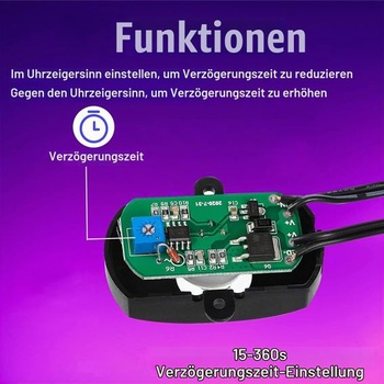 Greluma 1 kus DC 5-24V 2A mini PIR senzor pohybu, detektor přítomnosti pro DIY LED osvětlení, PIR