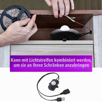 Greluma 1 kus DC 5-24V 2A mini PIR senzor pohybu, detektor přítomnosti pro DIY LED osvětlení, PIR