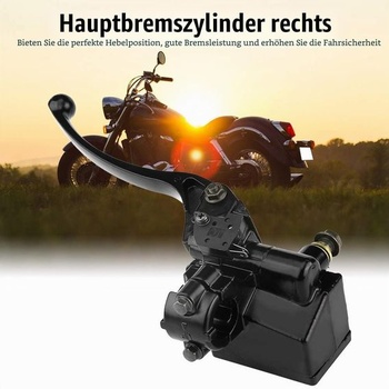 Hlavný brzdový valec EBTOOLS CF Moto, predný pravý brzdový valec pre motocykel, 7/8 palca, 22 mm,