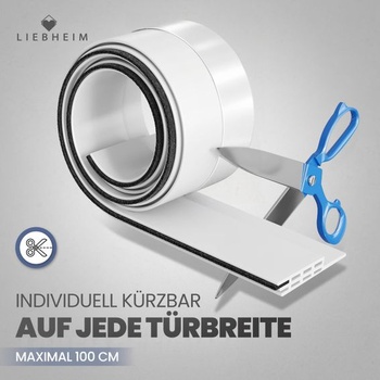 Těsnění spodních dveří LIEBHEIM - Prémiová zábrana proti průvanu pro dveře - do 100 cm, 2 kusy -